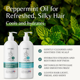 EDENIKA BOTANICALS shampoo pump top close-up highlighting easy dispensing