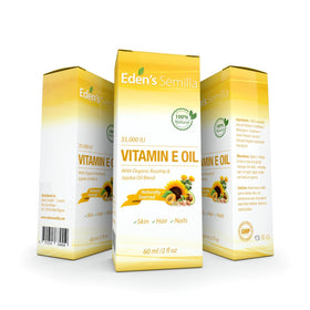 Eden's Semilla dropper releasing oil showing smooth texture and quick absorption
