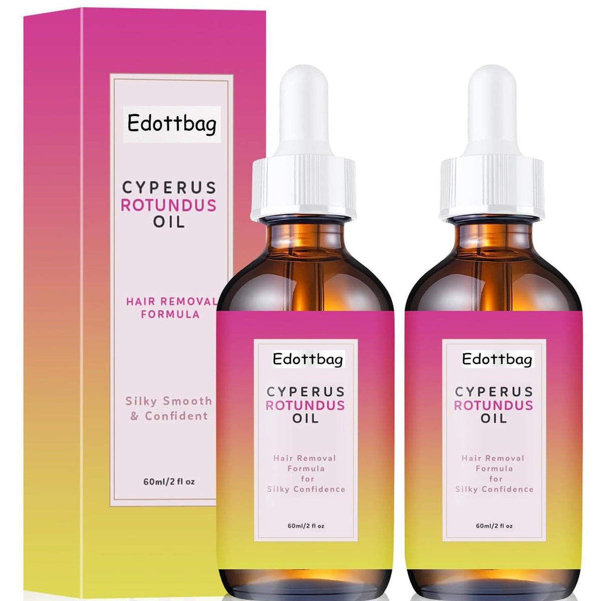 Edottbag front packaging showing product bottles and clear labeling, benefits hydration