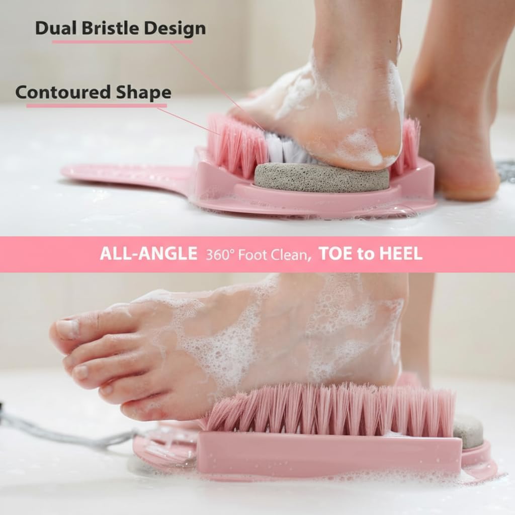 Efforest detailed bristles shot demonstrating thorough toe-to-heel cleaning