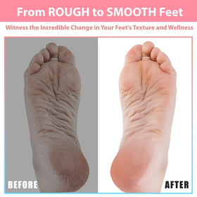 Efforest mat in shower being used hands-free to exfoliate and clean feet