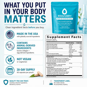 Robin’s Egg® cap included with Eggagen displayed as FDA-cleared bonus