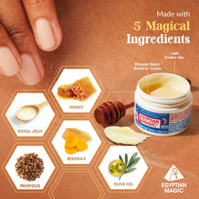 Egyptian Magic 4oz and 2oz bundle displayed together for convenient use