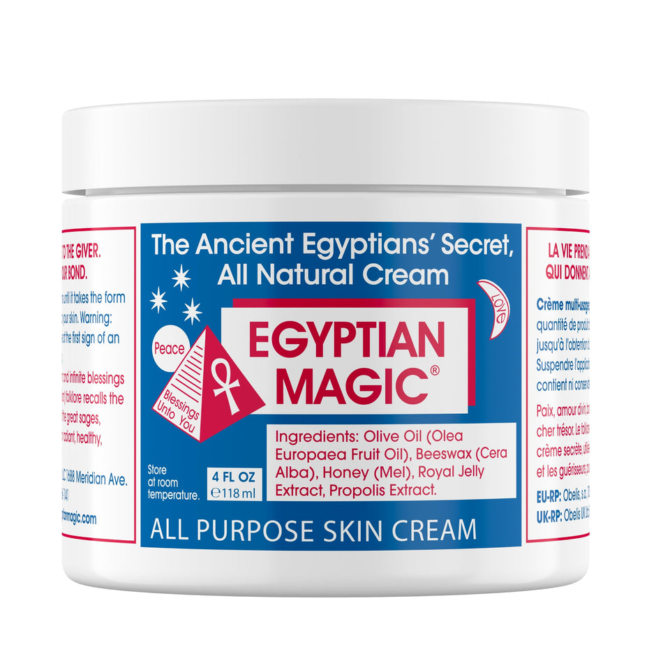 Egyptian Magic front jar view showing label and jar clarity for trusted balm