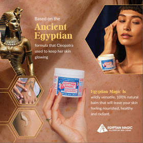 Egyptian Magic cream texture close-up demonstrating rich balm consistency and deep hydration