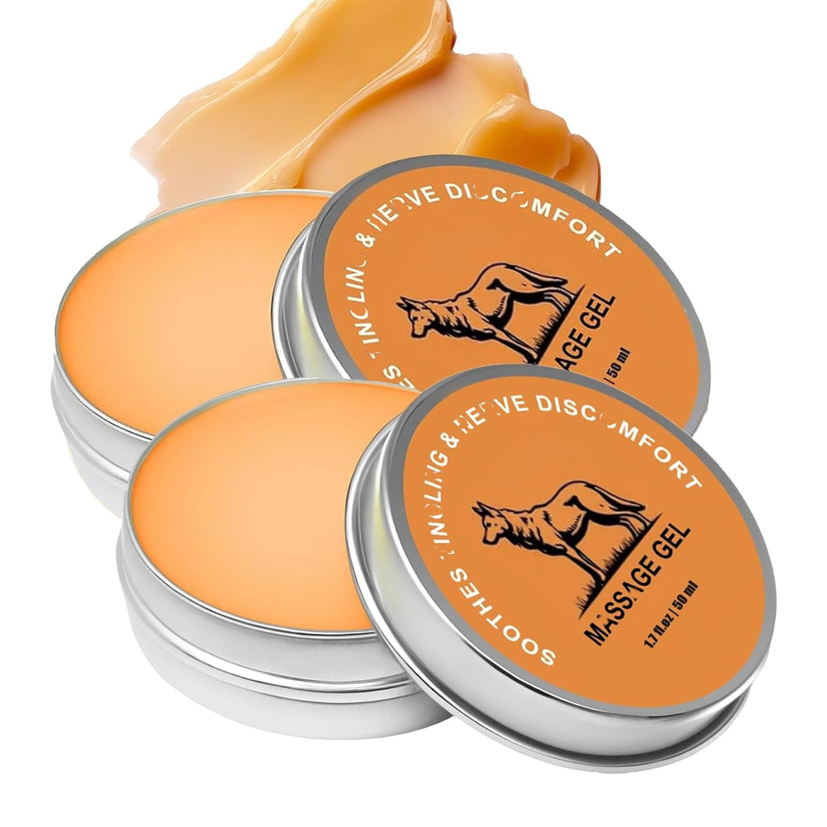 EHAUTO The Wolf Balm front packaging showing product benefits and 2-piece set
