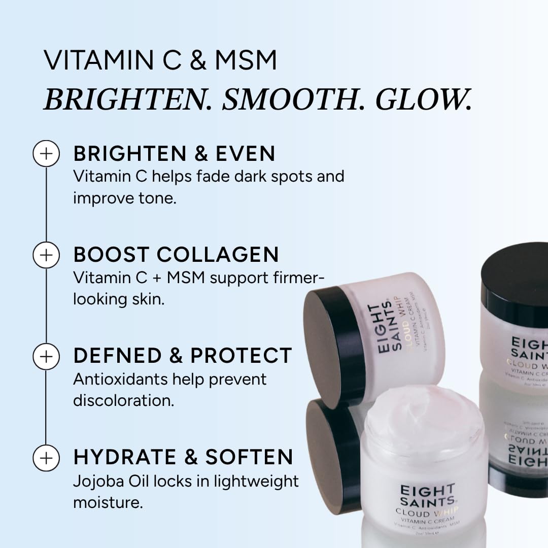 Eight Saints Cloud Whip on bathroom counter in morning routine setting showing simplicity and daily-use benefit