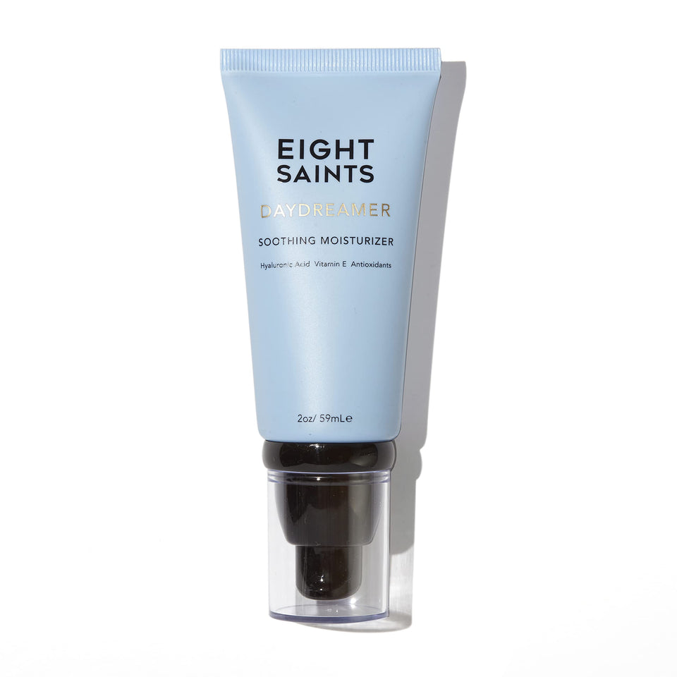 Eight Saints Daydreamer front packaging showing compact 2 oz bottle and clear label — hydrating benefit