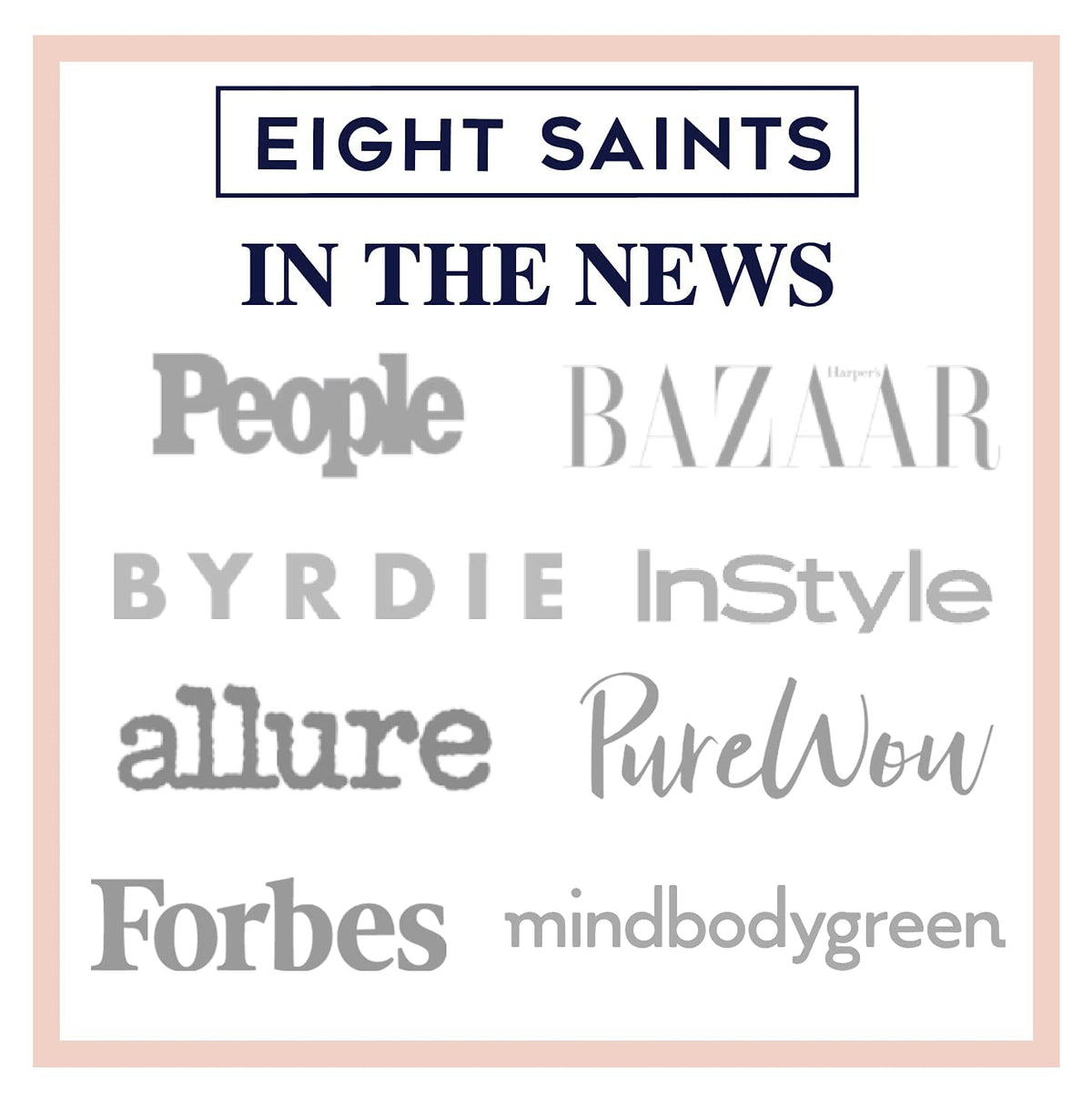 Eight Saints on bathroom shelf lifestyle shot for routine-ready skincare