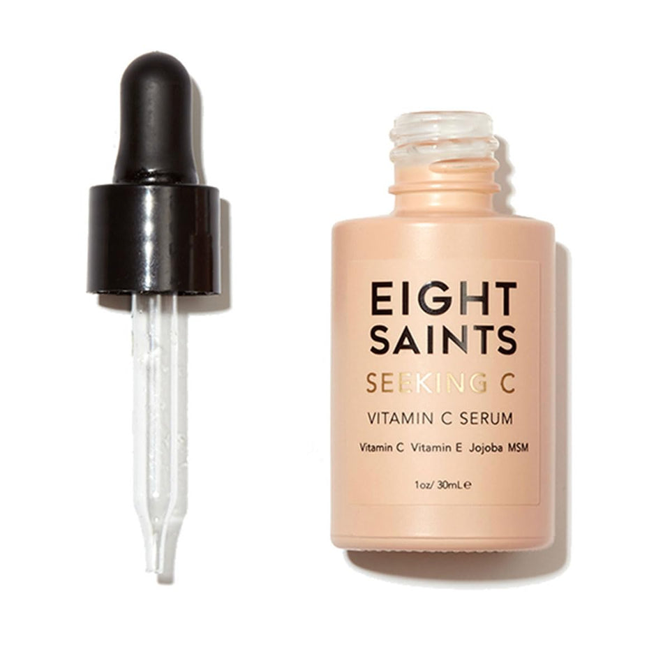 Eight Saints bottle front packaging showing clean design and benefits
