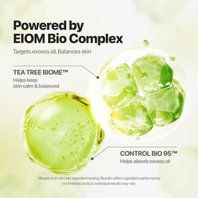 EIOM box open with four individually wrapped masks for easy at-home treatments