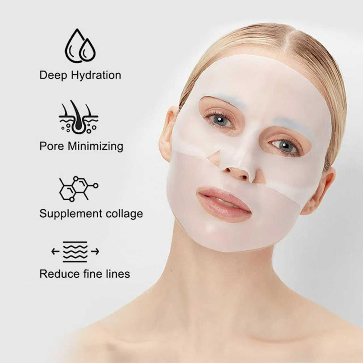 EJVIONPI ingredients label close-up highlighting collagen and hyaluronic acid