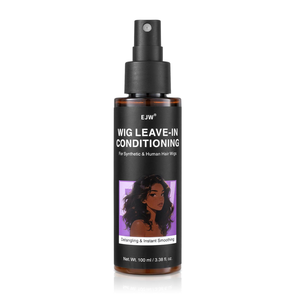 EJW front bottle packshot showing conditioner spray and clear branding
