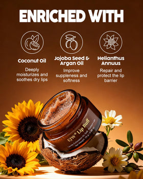 EJW ingredients flatlay with oils and coffee highlighting nourishing benefits