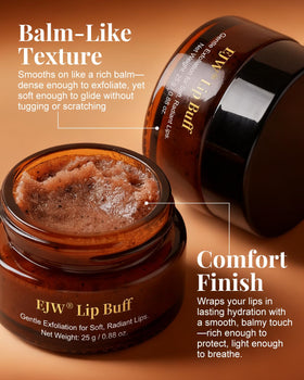 EJW packaging label detail emphasizing vegan and cruelty-free benefit