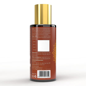 EKMIVEDA bottle next to shampoo illustrating pre-wash routine