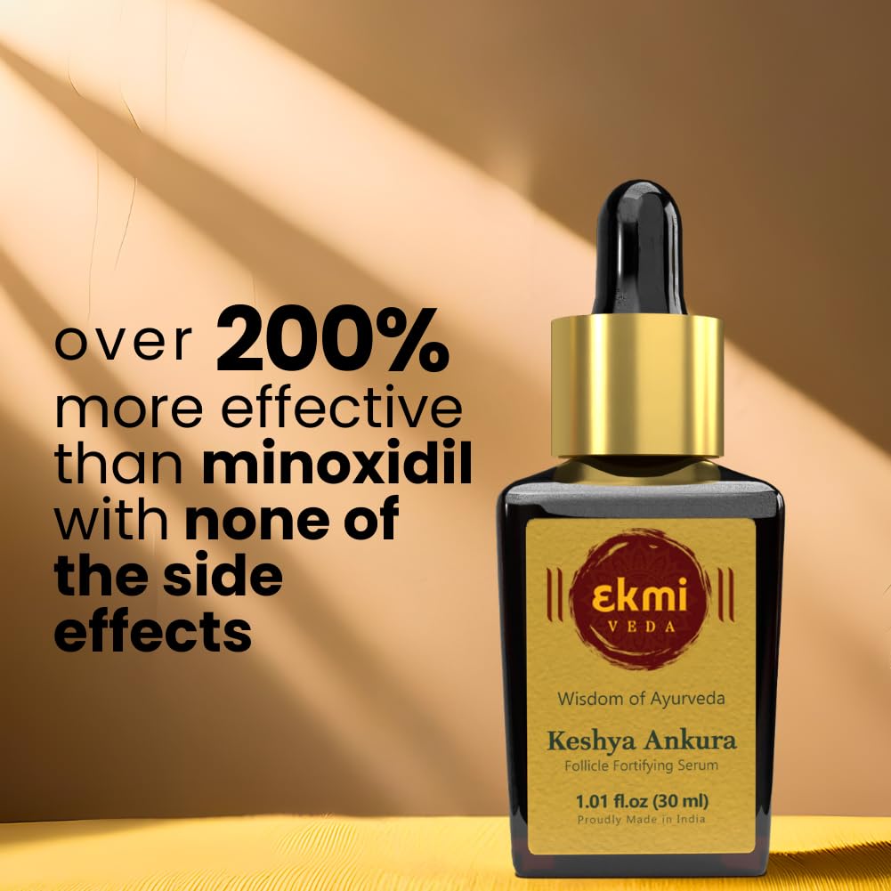 ekmiveda dropper dispensing a few drops, demonstrating controlled application