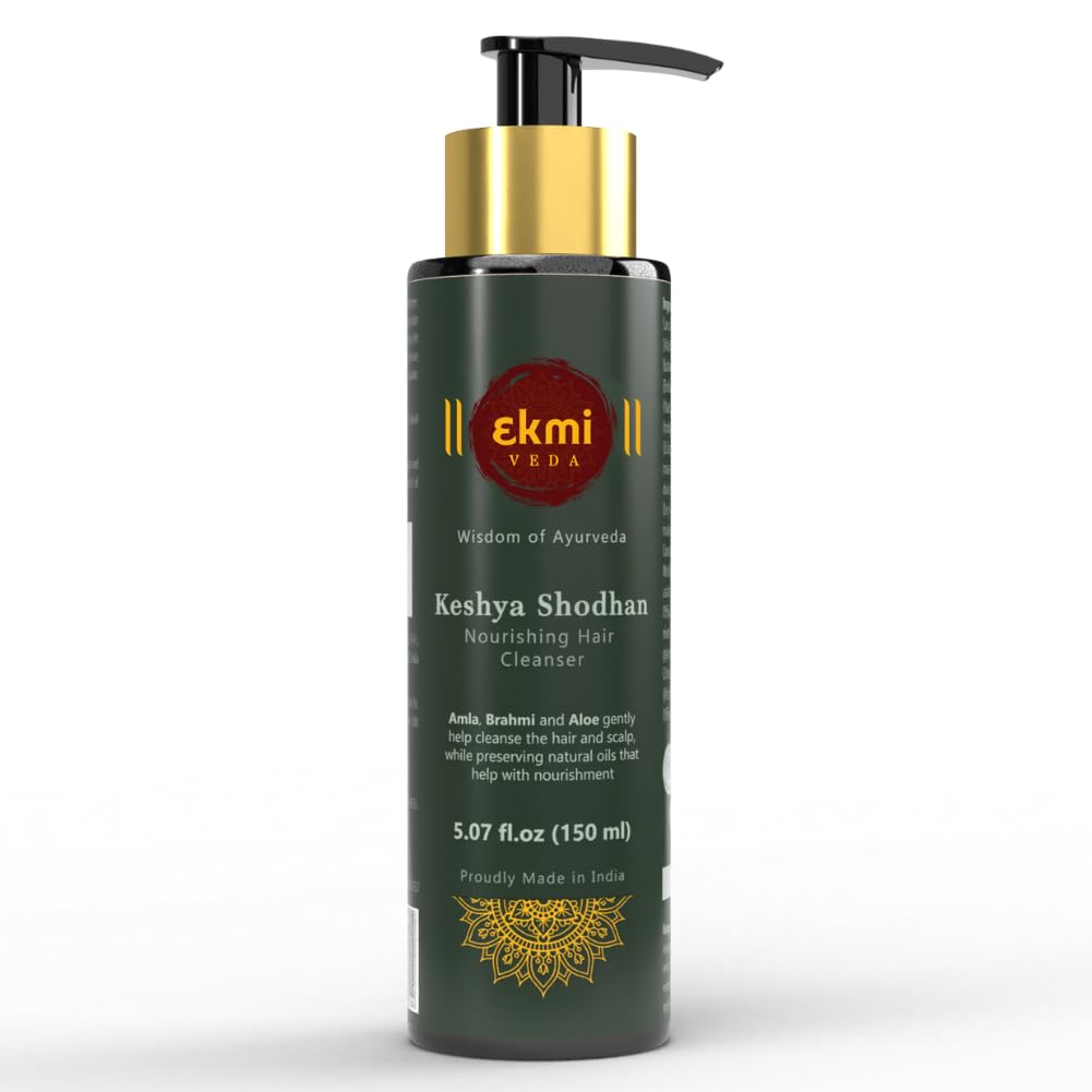 EKMIVEDA front bottle view showing label and volume benefit