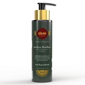 EKMIVEDA front bottle view showing label and volume benefit