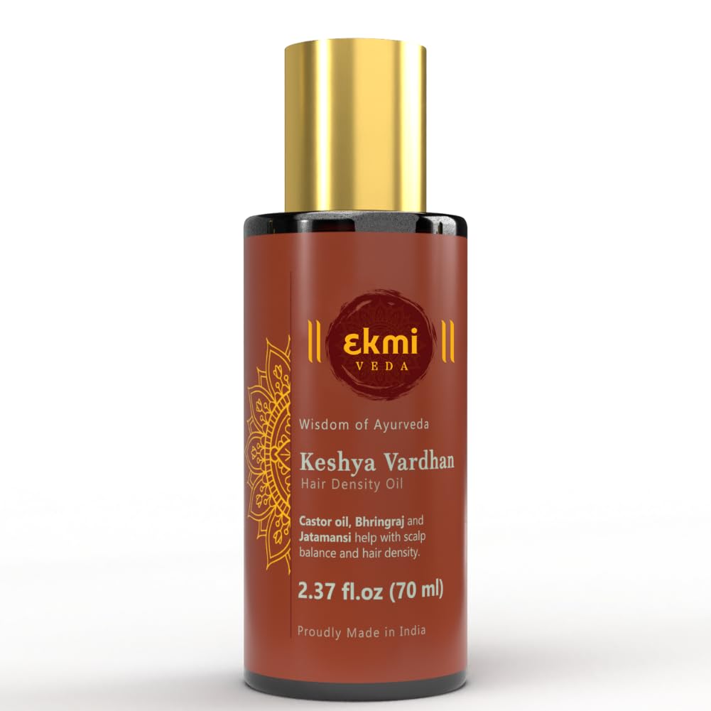 EKMIVEDA front label bottle showing product and benefits
