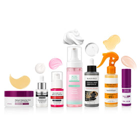 Elarenne full set front packaging showing all products and daily routine benefits
