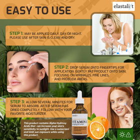 Elastalift applied on hand illustrating quick absorption and finish