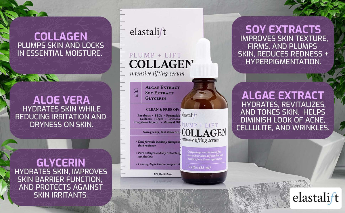 Elastalift label close-up highlighting product name and fragrance-free benefit