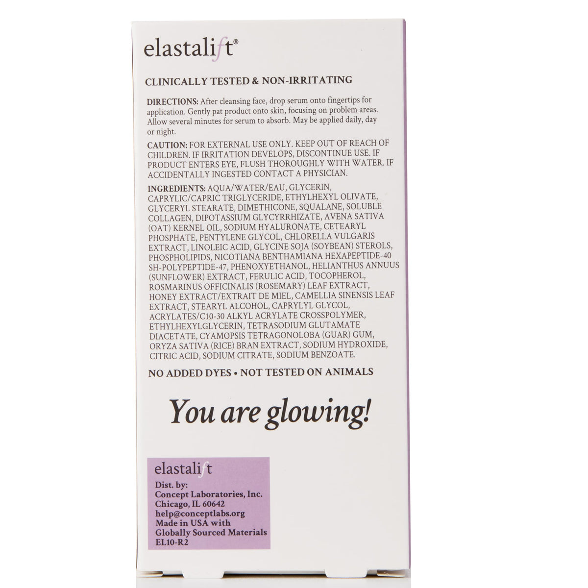 Elastalift on a bathroom vanity staged lifestyle shot conveying daily routine and simplicity benefit
