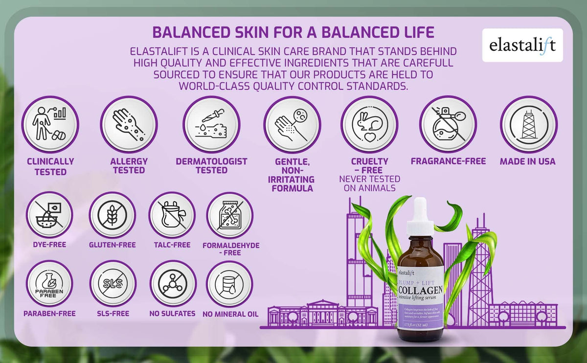 Applying Elastalift to neck and jawline demonstrating lifting and smoothing benefit