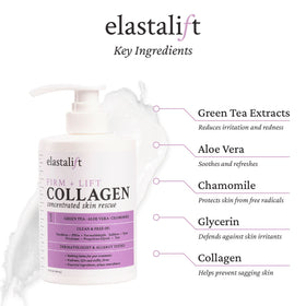 Elastalift jar open to show smooth cream texture and hydration