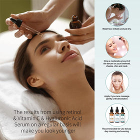 ELBBUB Hyaluronic Acid texture drop demonstrating instant hydration