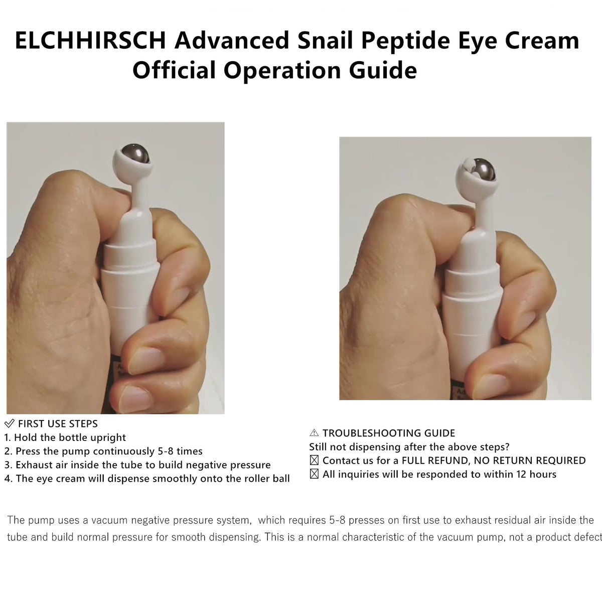 ELCHHIRSCH compact bottle in travel pouch ready for on-the-go skincare routines