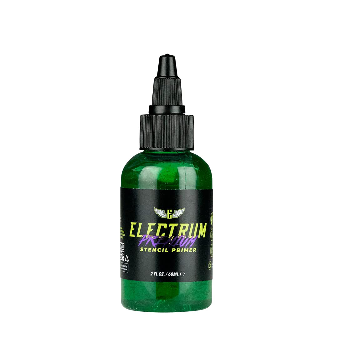 Electrum front label on 2 oz bottle showing product name and size benefit