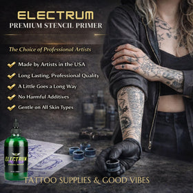 Electrum in a tattoo studio setting showing reliable, professional use