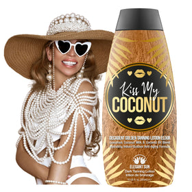 Elegant Sun back label close-up showing ingredients and usage details for safety