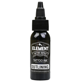 Element Tattoo Supply size comparison in hand showing 1oz scale and studio portability
