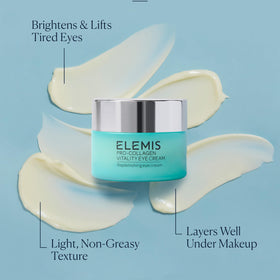 ELEMIS 15ml size comparison next to a coin showing compact travel-friendly benefit