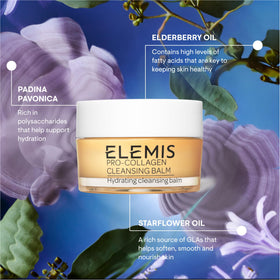 ELEMIS 20g travel jar beside passport, conveys compact size for travel