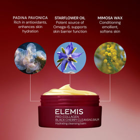 ELEMIS 100g jar beside coin for scale showing travel-ready size benefit: convenience
