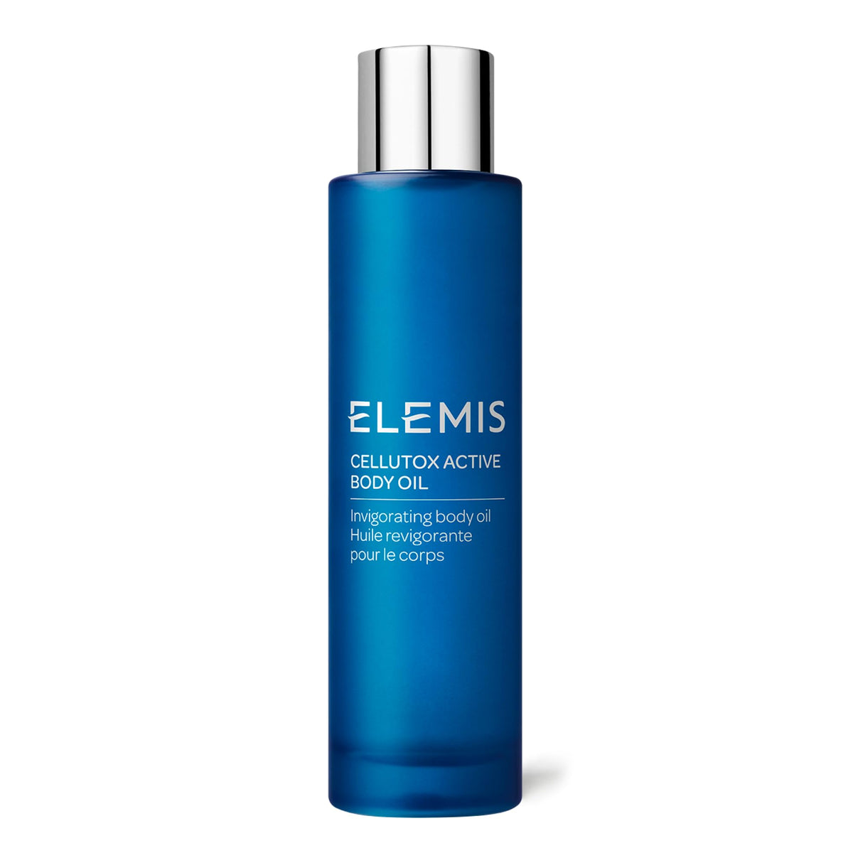 ELEMIS front packaging shot showing the Cellutox body oil and brand clarity for spa results