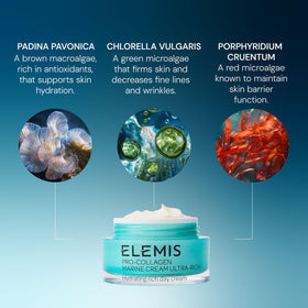 ELEMIS with chlorella algae close-up, illustrating nutrient-rich skin support