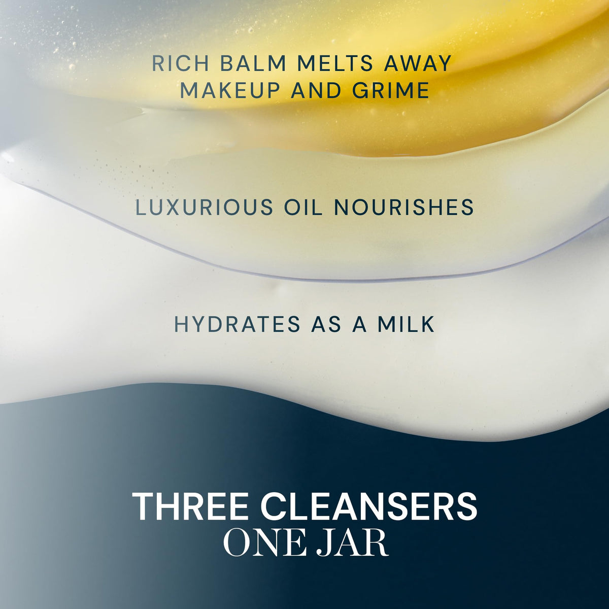 ELEMIS open jar showing creamy balm texture, demonstrates rich nourishing feel