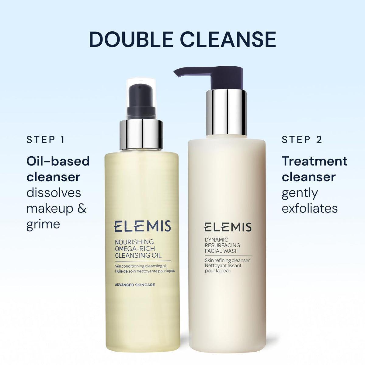 ELEMIS oil droplet on skin during application showing quick absorption benefit