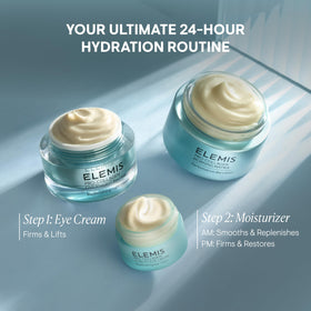 ELEMIS cream under makeup showing seamless layering and natural finish