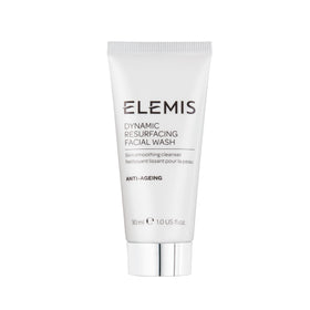 ELEMIS front packaging showing 30ml travel cleanser and brand clarity