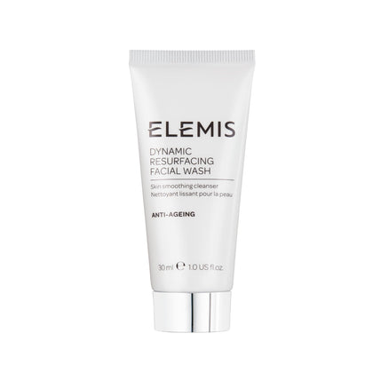 ELEMIS front packaging showing 30ml travel cleanser and brand clarity