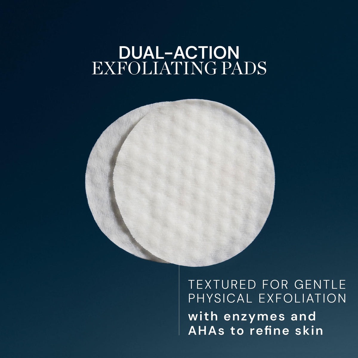 ELEMIS close-up of textured pad surface demonstrating gentle physical exfoliation benefit