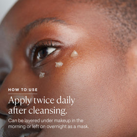 ELEMIS morning bathroom scene with mask and coffee showing quick-refresh benefit