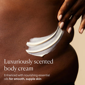 ELEMIS cream texture close-up revealing smooth, non-greasy spread for fast absorption