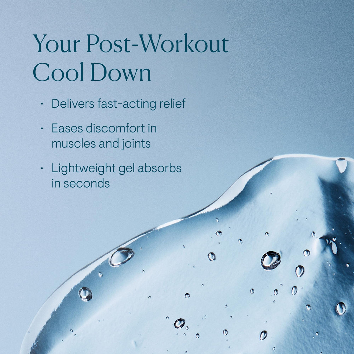 ELEMIS gel texture close-up highlighting lightweight, fast absorption